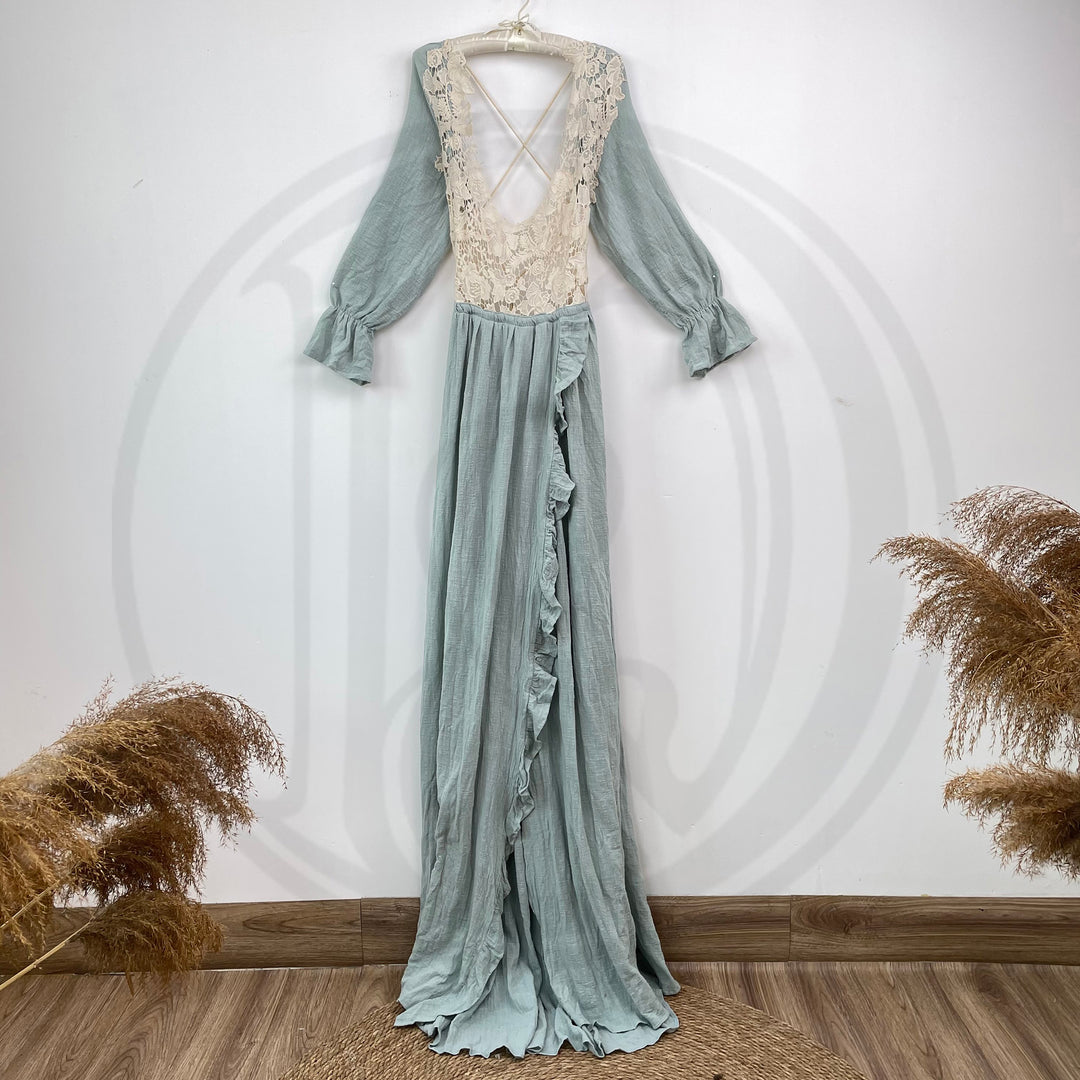 Josephine Cotton Floral Gown