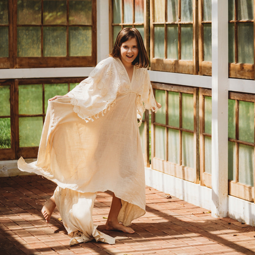 Jo Little Girl Boho Cotton Dress