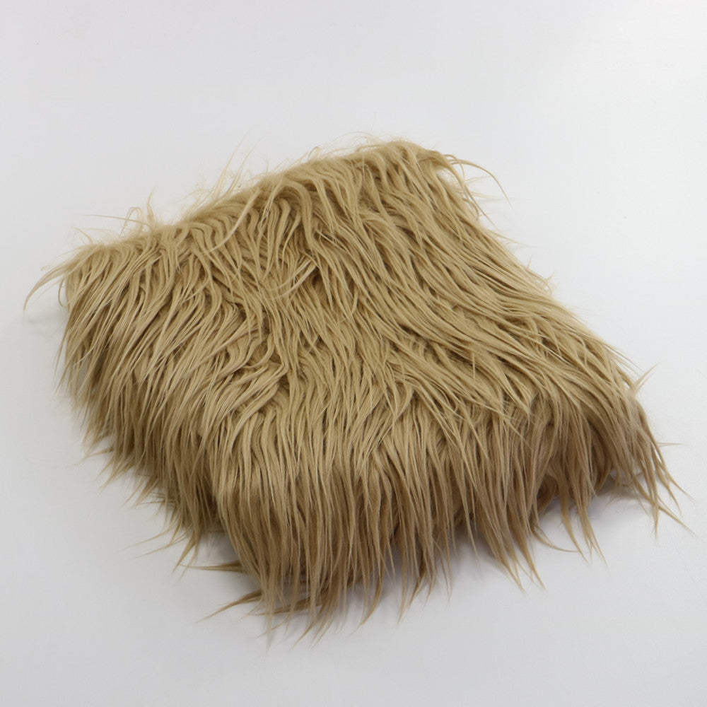 Clearance Natural Faux Fur Newborn Blanket Backdrop Newborn Photo Props Blanket 150x100cm - Don&Judy Newborn&Maternity photography props