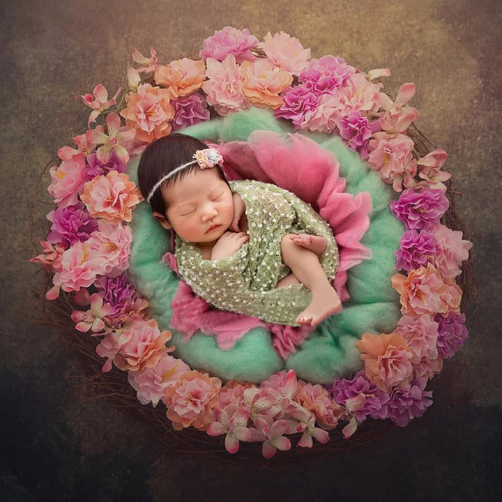 150x100cm Knit Mini Ball Fabric Backdrop