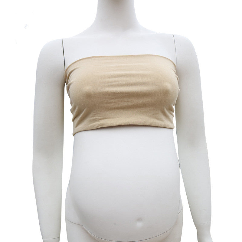 Clearance Stretchy Cotton Boob Tube Top Maternity Photo Dresses - Don&Judy Newborn&Maternity photography props