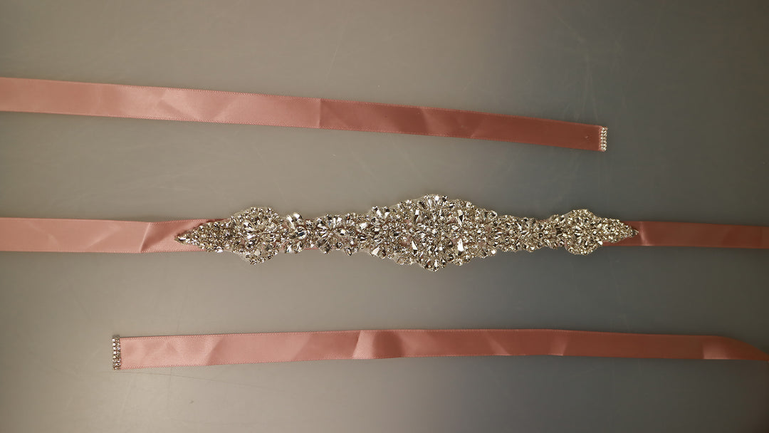 Crystal Rhinestone Maternity Belt for Photoshoot Maternity Photo Dress Accessories 270CM x 2CM - Don&Judy Newborn&Maternity photography props