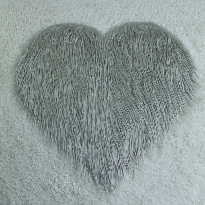 Sweet Heart Newborn Faux Fur Newborn Blanket for Photography Newborn Photo Prop - Don&Judy Newborn&Maternity photography props