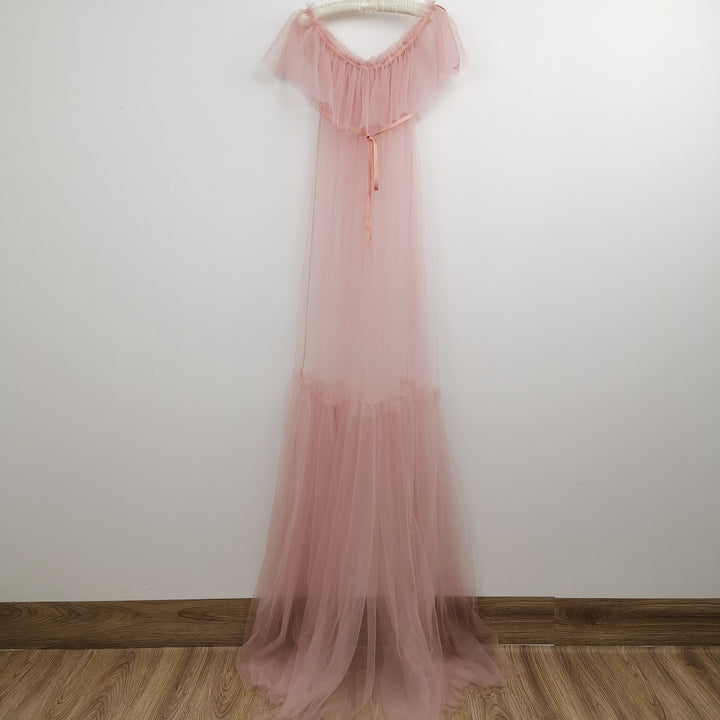 Dora Boob Tube Tulle Gown