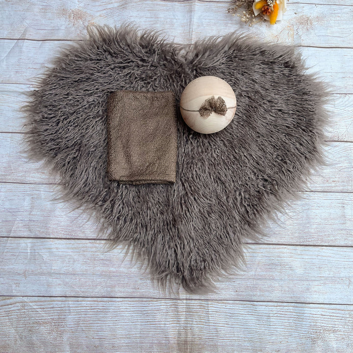 Camel Faux Fur Matched Set