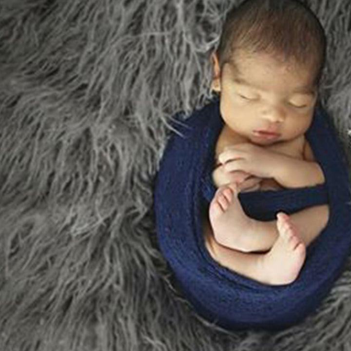 Stretchy Soft Newborn Wrap Knitted Acrylic Mohair Wraps Newborn Photography Props 60x40cm - Don&Judy Newborn&Maternity photography props