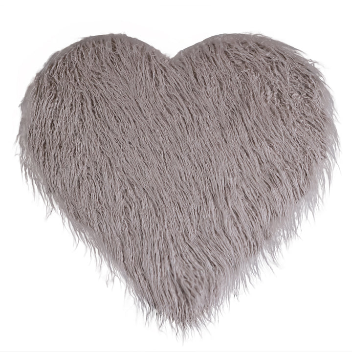 Sweet Heart Newborn Faux Fur Mongolia Newborn Blanket for Photography Long Pile Faux Fur - Don&Judy Newborn&Maternity photography props