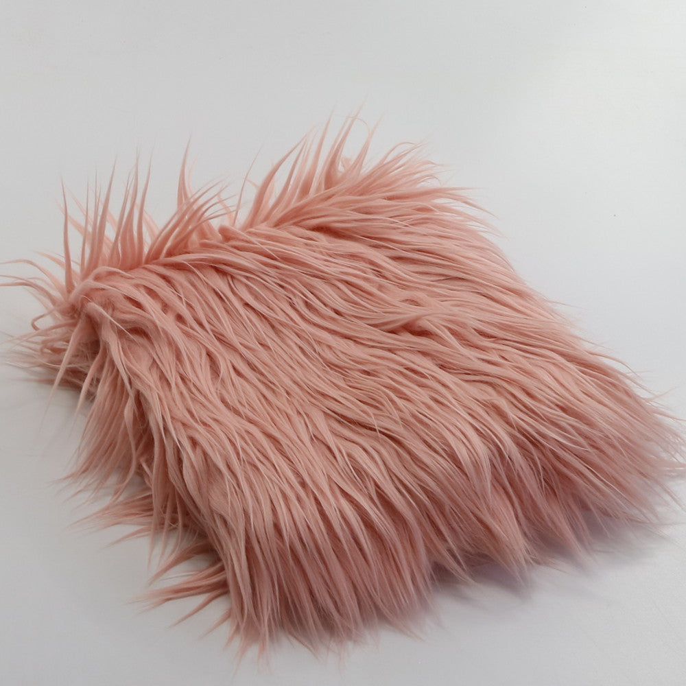 Mongolia Faux Fur Baby Photoshoot Blanket Backdrop Basket Fillers Newborn Photography Props - Don&Judy Newborn&Maternity photography props