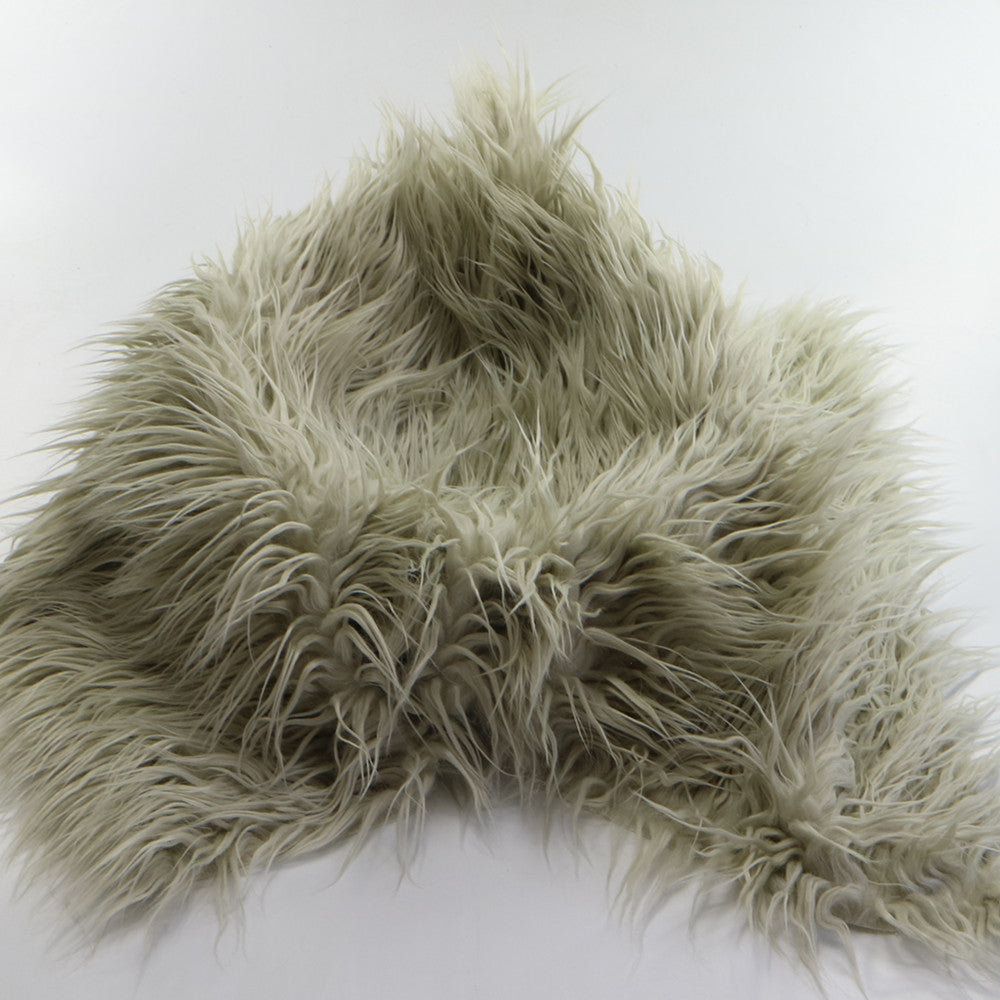 Mongolia Faux Fur Baby Photoshoot Blanket Backdrop Basket Fillers Newborn Photography Props - Don&Judy Newborn&Maternity photography props