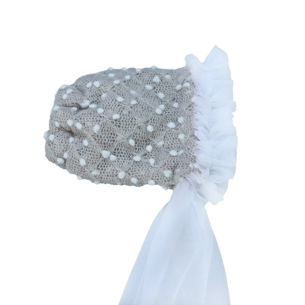 Newborn Floral Bonnet